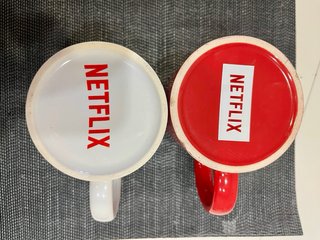 Lote 4 Tazas Netflix y La Casa de Papel