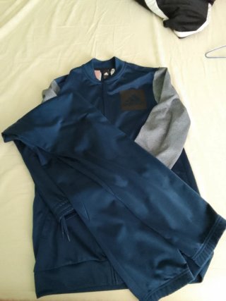 Chándal Adidas Azul y Gris