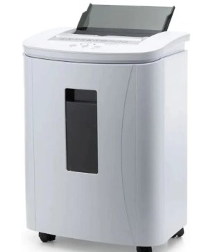 Trituradora de papel blanca
