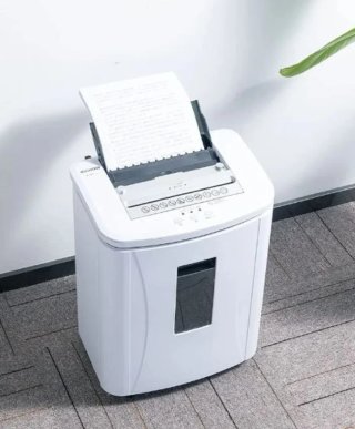 Trituradora de papel blanca