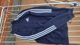 Sudadera Adidas Azul con Cremallera