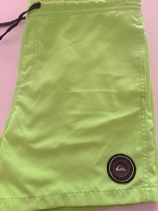 Bañador Quiksilver Talla XL Verde, niño