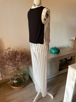 Completo Coordinato Estivo Righe Blusa e Pantalone
