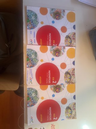 Libros de matematicas de 2 de la Eso