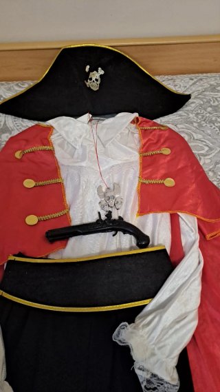 Disfraz Capitán Pirata Niño. Talla 4