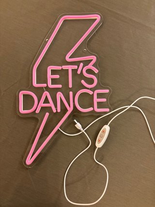 Lámpara LED Let's Dance Rosa USB