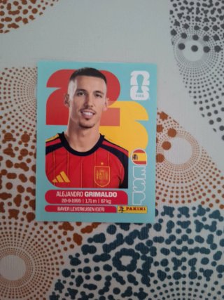 Cromo de  Alejandro Grimaldo Mundial 2026