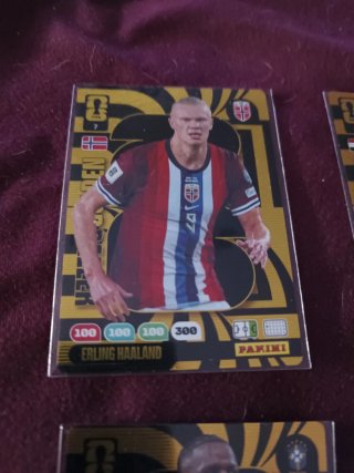 Cromos Panini Mundial - Haaland, Messi, Vinicius,