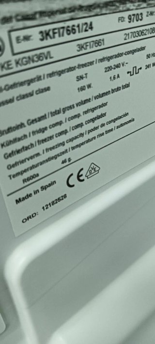 NEVERA COMBI BALAY NO FROST ENERGÍA A+