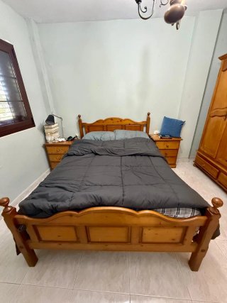 Somier de madera y tela