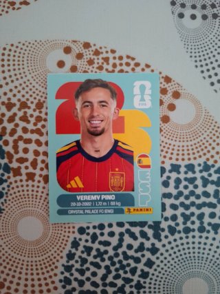 Cromo de Yeremy Pino Mundial 2026