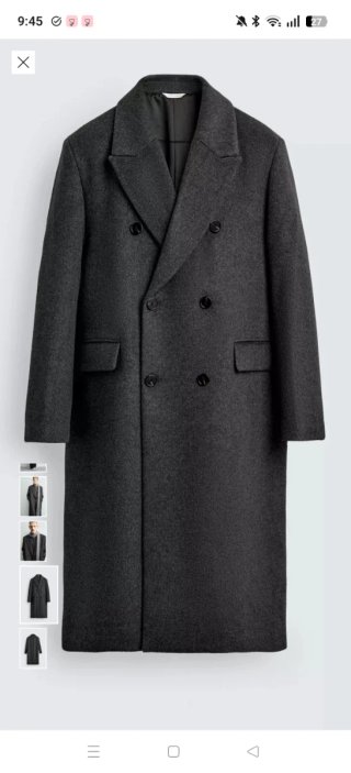 Abrigo gris Zara a estrenar