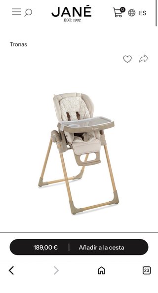 Trona Evolutiva Jane Mila Beige