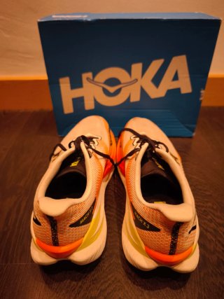 Zapatillas Hoka Mach X 3 Naranja/Blanco