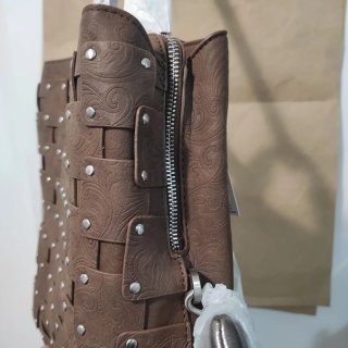Zaino Donna Desigual marrone intrecciato