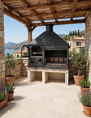 Barbacoa de leña exterior RRÑ-3