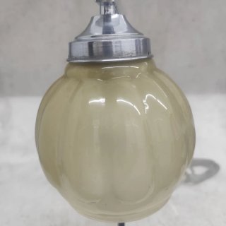 Candeeiro de mesa moderno metal e vidro