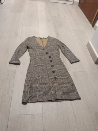 Vestido Sfera cuadros talla S