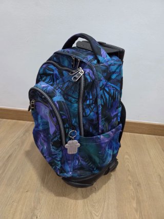 Mochila Totto Azul y Morado