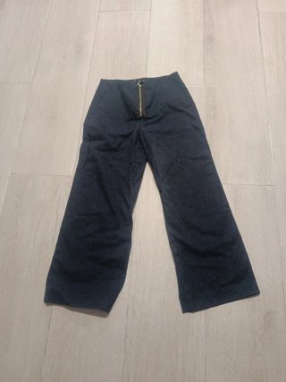 Pantalón culotte Zara Talla XS Cremallera Dorada