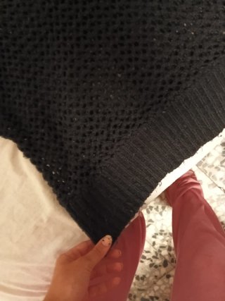 Jersey de lana negro
