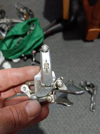 Desviador delantero vintage 2 platos