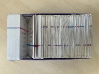 Recambio Cartas Juego Tabu MB Hasbro Vintage 1993