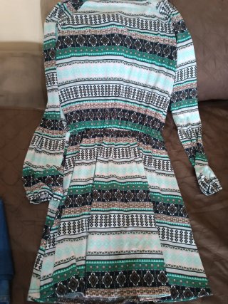 Vestido BORAD talla única estampado