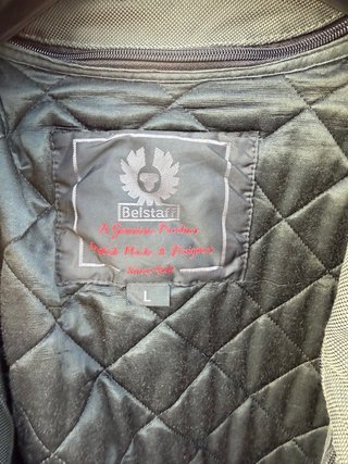 Chaqueta Belstaff Trialmaster L Nylon gris oscuro