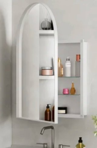 Espejo baño dorado con mueble