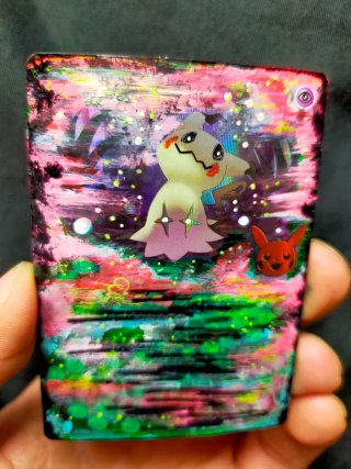 Carta Mimikyu Pintada a Mano
