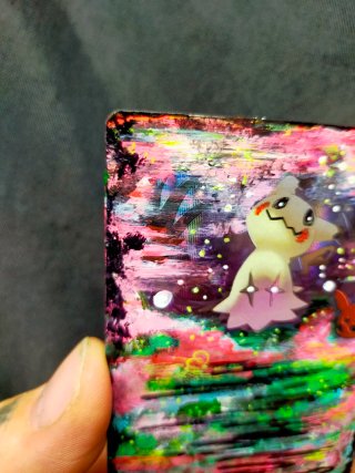 Carta Mimikyu Pintada a Mano