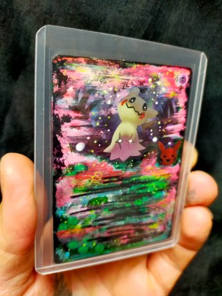 Carta Mimikyu Pintada a Mano