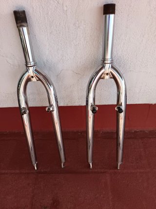 2 Horquillas Nuevas + Potencia aluminio nueva.