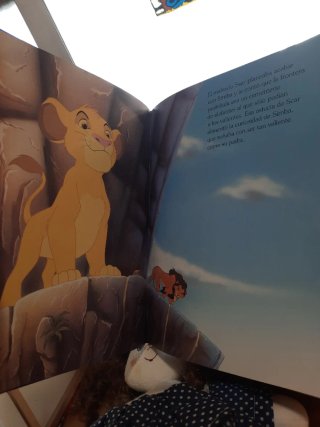 El Rey León. Libro planeta de Agostini. Sin audio