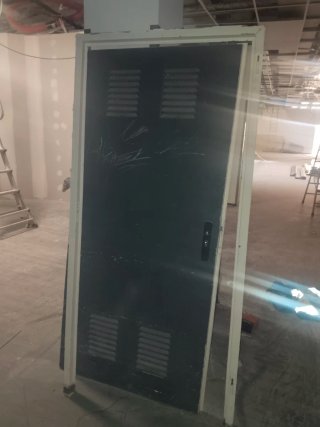 Puerta doble Cortafuegos Blanca