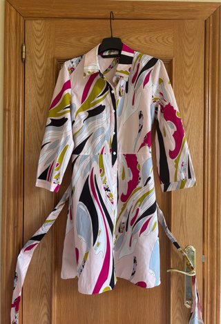 Vestido Zara Mujer Talla M Estampado