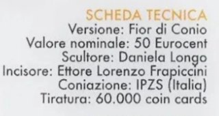 Vaticano 50 Cts 2017 Coincard Oficial N°8
