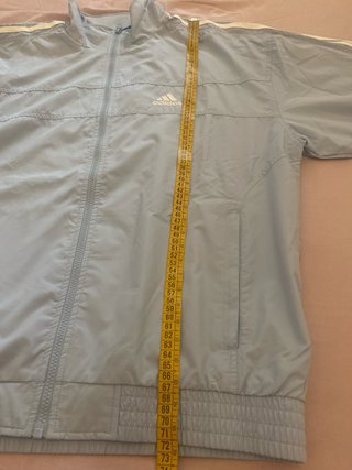 Conjunto chándal celeste y gris Adidas Talla L