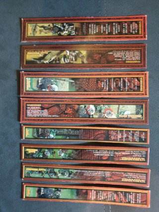 Segnalibri originali fatti con scatole Warhammer