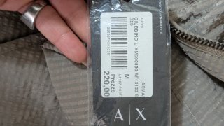 Giacca a vento Armani Exchange uomo beige
