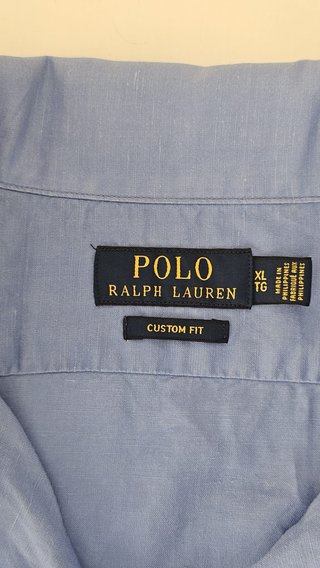 Camisa Polo Ralph Lauren Lino Algodón XL