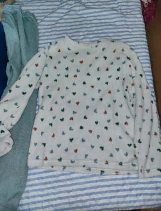Pijama calentito de corazones