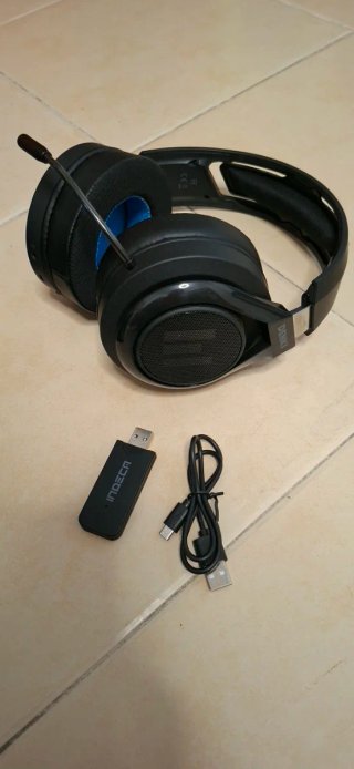 Auriculares Inalámbricos DENKI 2.4Ghz PS5 PS4 PC