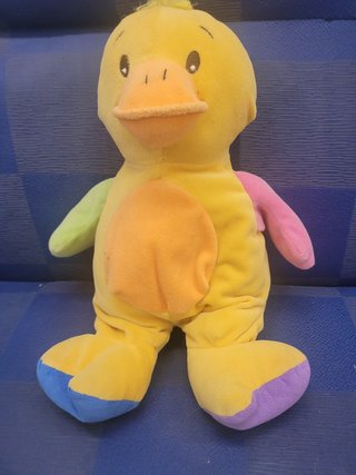 Peluche grande de pato amarillo