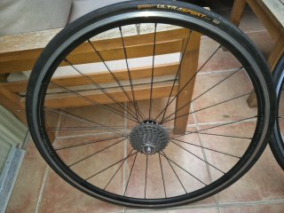 Ruedas de bicicleta de aluminio axis elite
