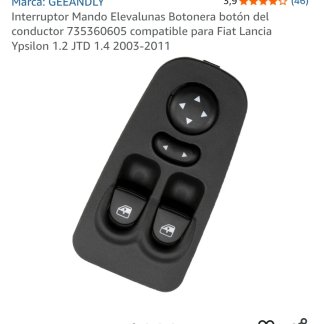 Mando Elevalunas Lancia Ypsilon 2003-2011