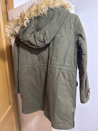 Abrigo tres cuartos verde militar