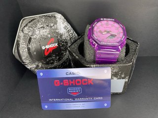 Reloj Casio G-Shock Transparente Morado