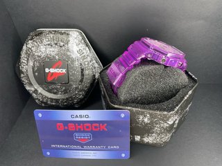 Reloj Casio G-Shock Transparente Morado